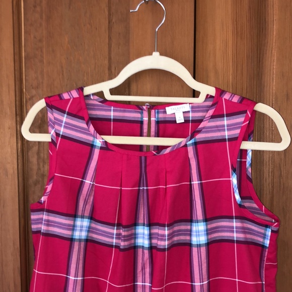 Talbots Sleeveless Cotton Pop-over Blouse SZ Small - Picture 3 of 9
